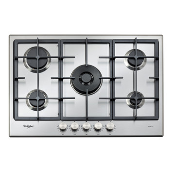 Whirlpool Table de cuisson GMAL 7522/IXL Inox Ixelium GAS Frontal