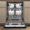Whirlpool Astianpesukone Vapaasti sijoitettava W7U HS31 X Työtason alle D Frontal