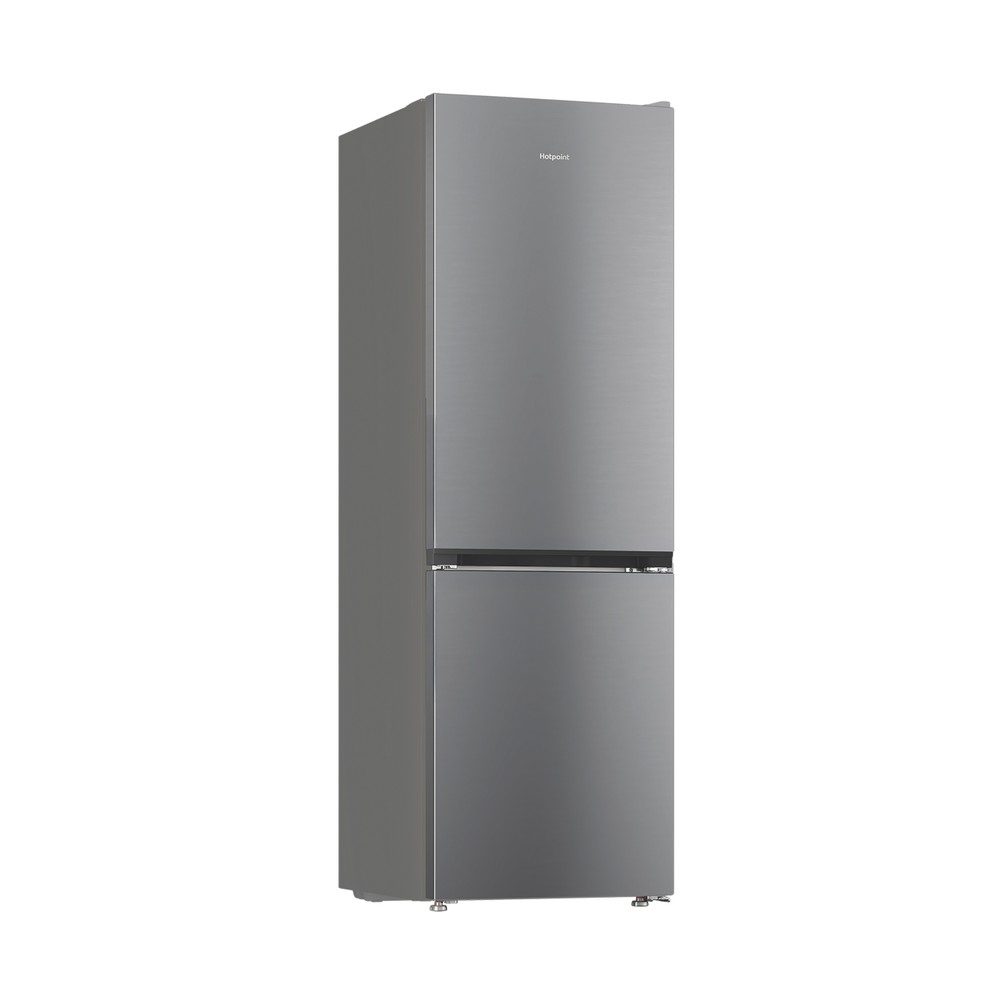 Hotpoint Комбиниран хладилник с фризер Свободностоящ HPK 22372 XP5EA ARC 764 Manhattan Gray 2 врати Perspective