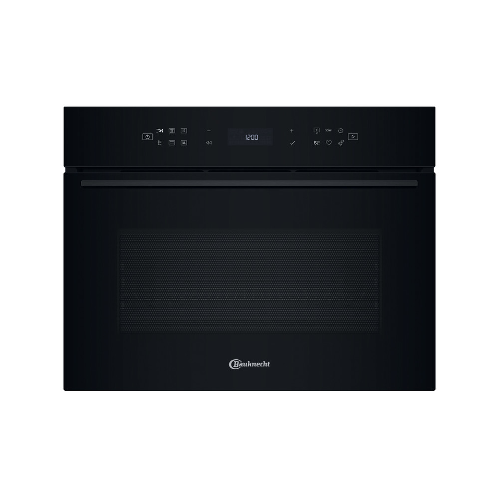 Bauknecht Mikrowelle Einbaugerät BCW7O7HTSKA Schwarz Elektronisch 53 Kombinationsbetrieb mit Mikrowelle 950 Frontal