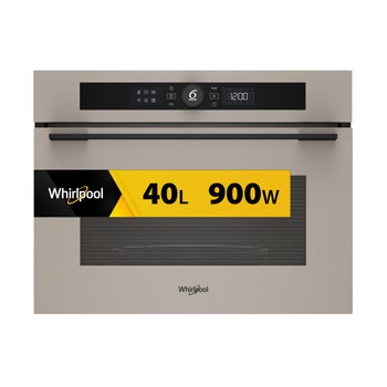 Whirlpool Four à micro-ondes Encastrable WMW57DHME Urban beige Électronique 40 Micro-ondes combiné 900 Frontal
