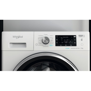 Whirlpool Mosógép Szabadonálló FFD 9469 BCV EE Fehér Elöltöltős A Lifestyle control panel