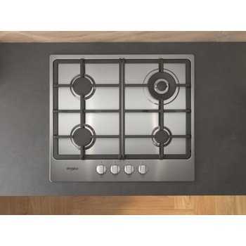 Whirlpool Varná doska TGML 661 IX R Nerezová Plynová Lifestyle frontal