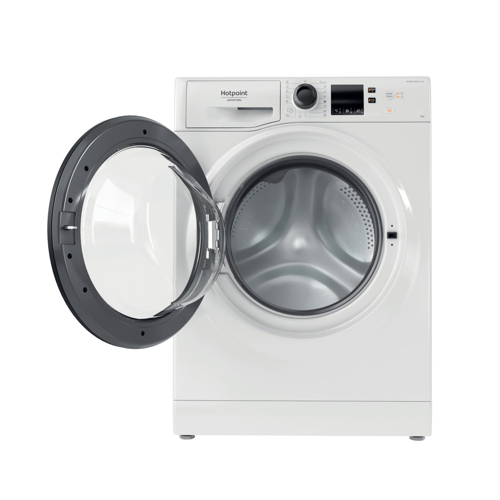 Hotpoint_Ariston Lavadora Libre instalación NS1044CWKEU N Blanco Cargador frontal C Frontal open