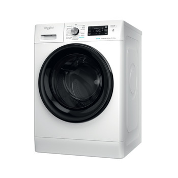 Whirlpool Máquina de lavar e secar roupa Livre Instalação FFWDB 964369 BV SPT Branco Carga Frontal Perspective