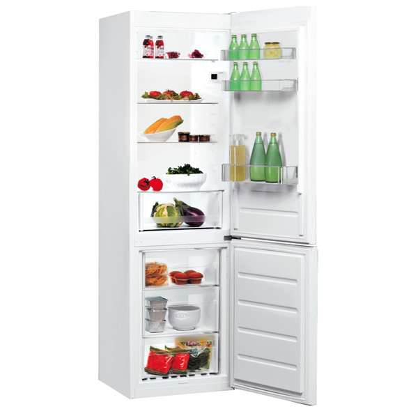 Indesit Jääkaappipakastin Vapaasti sijoitettava LI7 S1E W Global white -valkoinen 2 doors Perspective open