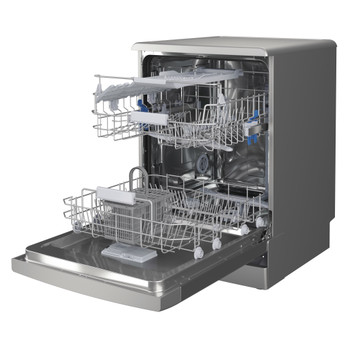 Indesit Lavavajillas Libre instalación DFC 2B+19 AC X Libre instalación F Perspective open