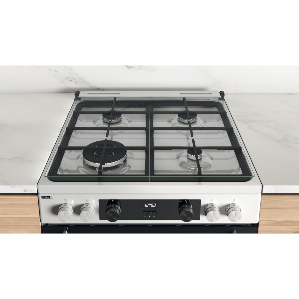 Whirlpool Aragaz WS68G8CHW/E/1 Alb Gaz Lifestyle detail