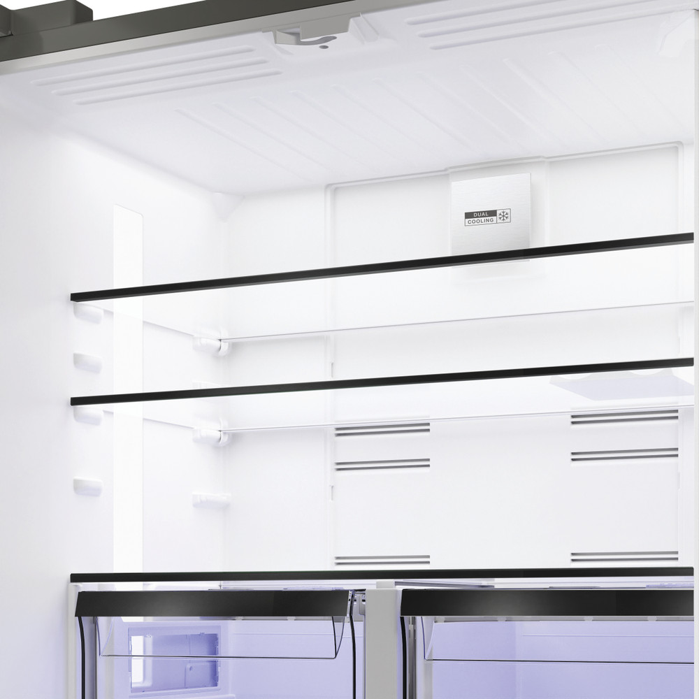 Whirlpool Réfrigérateur américain Pose-libre WHGF 6534 XK4E ARC 764 Manhattan Gray Control panel