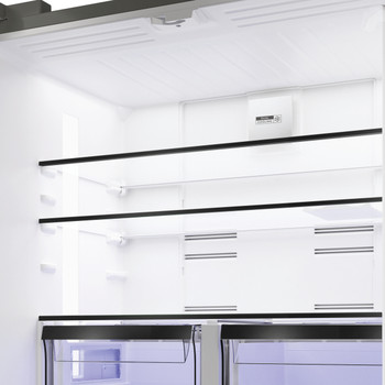 Whirlpool Dubbeldeurs Vrijstaand WHGF 6534 XK4E ARC 764 Manhattan Gray Control panel