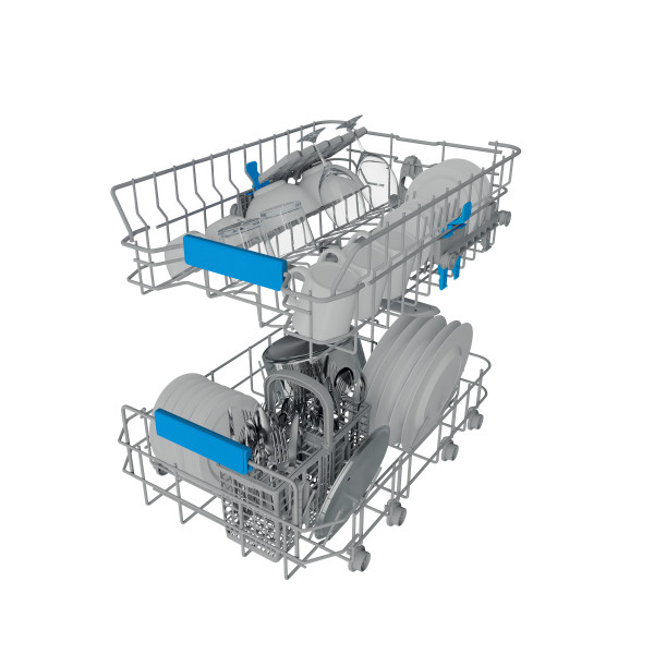 Indesit Πλυντήριο πιάτων Εντοιχιζόμενο IN2IC10BS7A0 Full-integrated C Technical Translucent