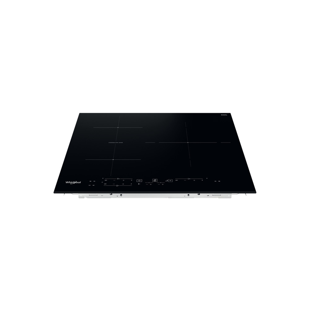 Whirlpool Encimera WB B3760 BF Negro Induction vitroceramic Frontal top down