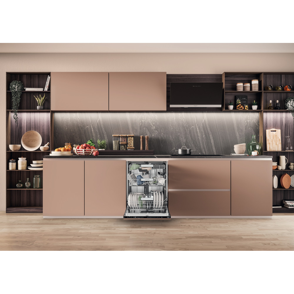 Hotpoint_Ariston Maşină de spălat vase Încorporabil H8I HP42 L Full-integrated C Lifestyle frontal open