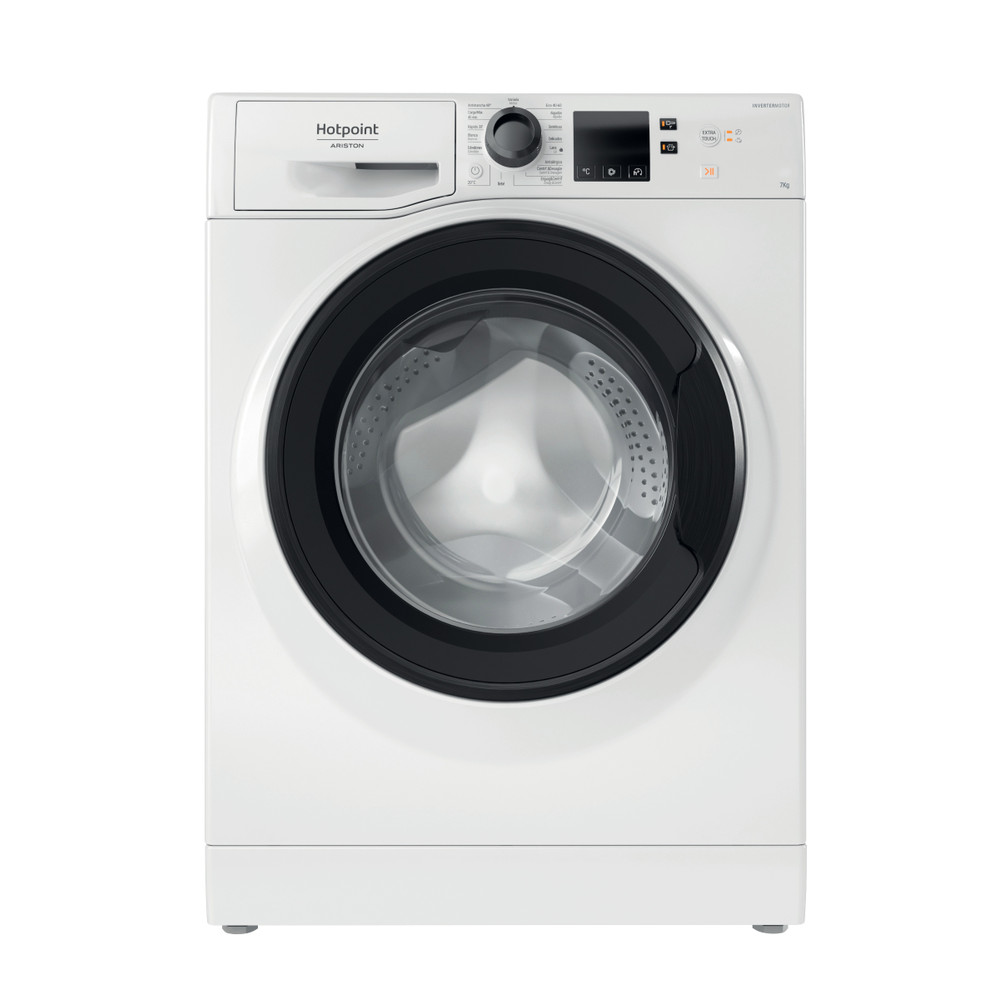Hotpoint_Ariston Máquina de lavar roupa Livre Instalação NWS 7469 WK SPT Branco Carga Frontal A Frontal