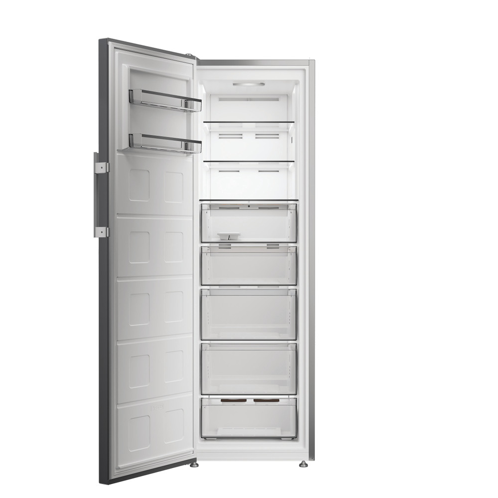Whirlpool Diepvriezer Vrijstaand WHMFF 6314 XP6E New Silver – ARC 1035 Frontal open