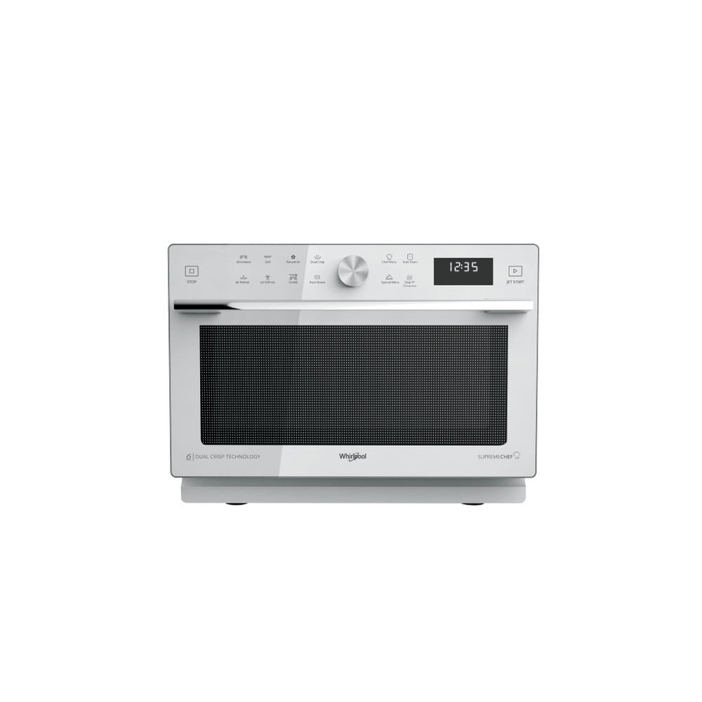 Whirlpool Microgolfoven Vrijstaand MWSC 933 SW Wit Elektronisch 33 Combimicrogolfoven 900 Frontal