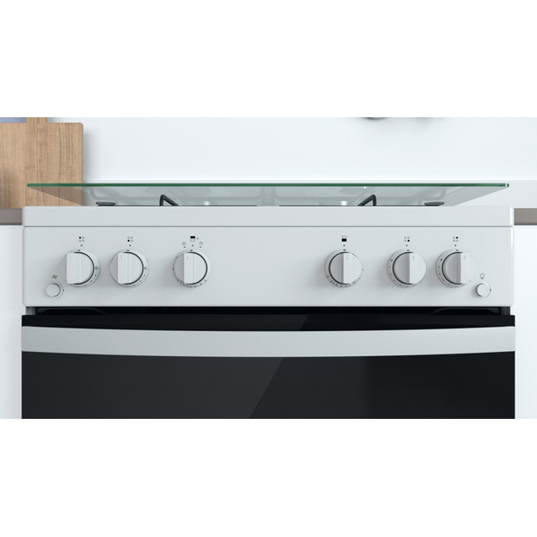 Indesit Double Cooker ID67G0MCW/UK White A+ Lifestyle control panel