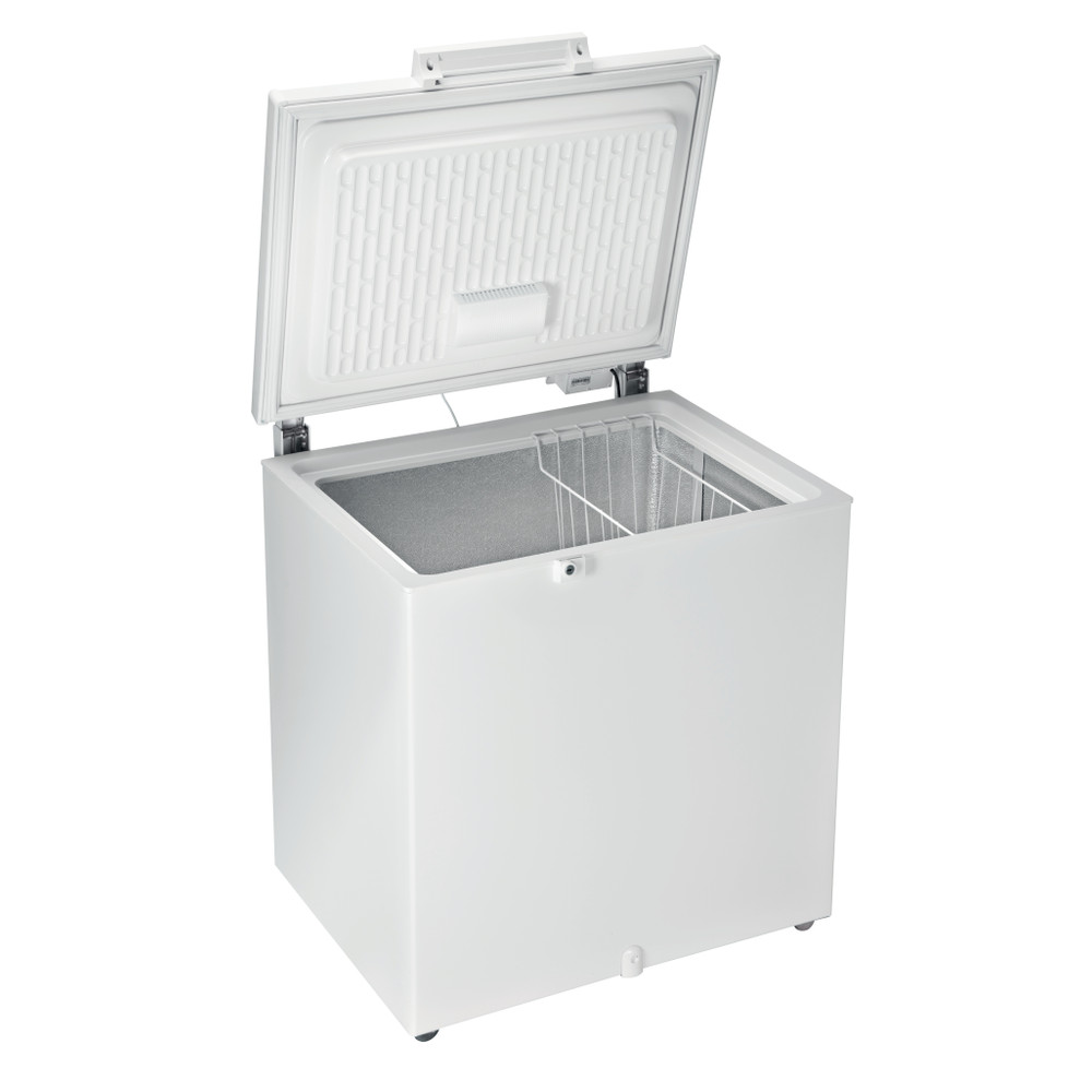 Indesit Zamrzivač Samostojeći OS 2A 200 H Bijela Perspective open