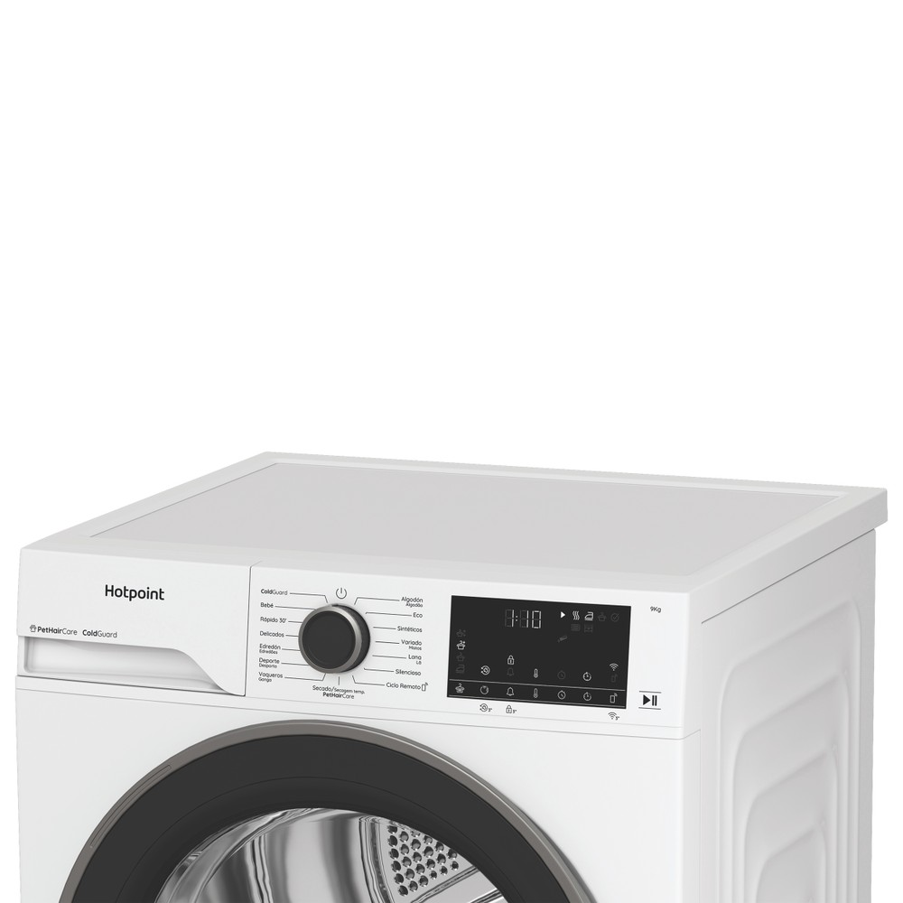 Hotpoint Secadora C HD 94M WBS SPT Blanco Lifestyle control panel