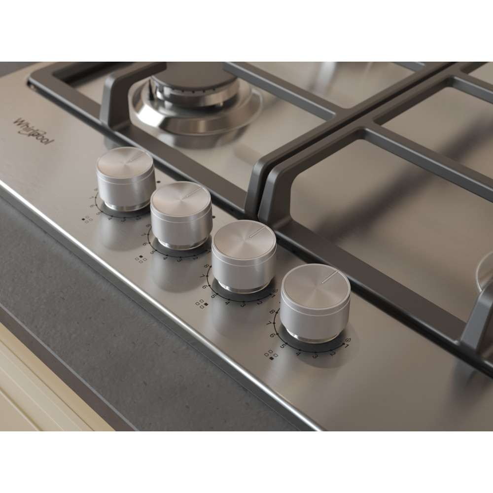 Whirlpool Ploča za kuhanje TGML 661 IX Inox PLINSKA Lifestyle control panel