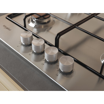 Whirlpool Varná doska TGML 651 IX Nerezová Plynová Lifestyle control panel
