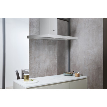 Whirlpool Exaustor Encastre WHBS 93 F LE X Inox Wall-mounted Eletrónico Lifestyle perspective