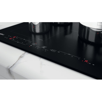 Whirlpool Encimera WL B2760 BF Negro Induction vitroceramic Lifestyle control panel