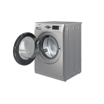 Whirlpool Lavadora secadora Libre instalación FWDG 961483 SBV SPT N Plata Cargador frontal Perspective open