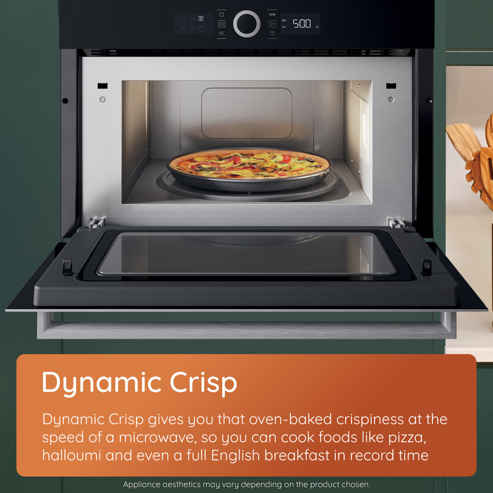 Hotpoint Microwave Built-in HPM K12C XUK Stainless Steel Electronic 22 MW+Grill function 750 Lifestyle detail