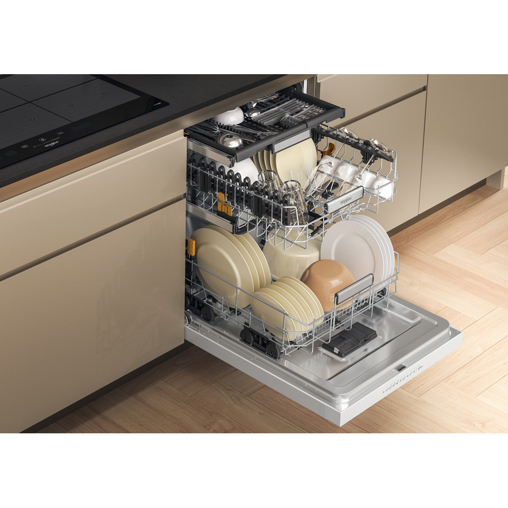 Whirlpool Diskmaskin Fristående W7U HP43 Underbyggd C Lifestyle perspective open