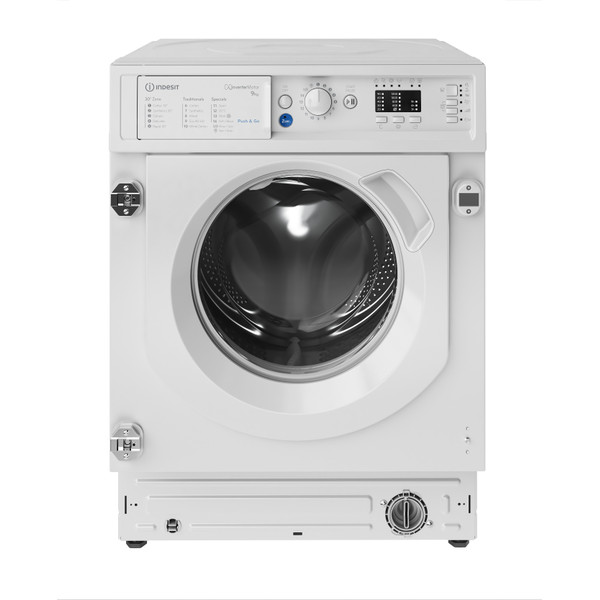 Indesit Washing machine Built-in BI WMIL 91485 UK White Front loader B Frontal