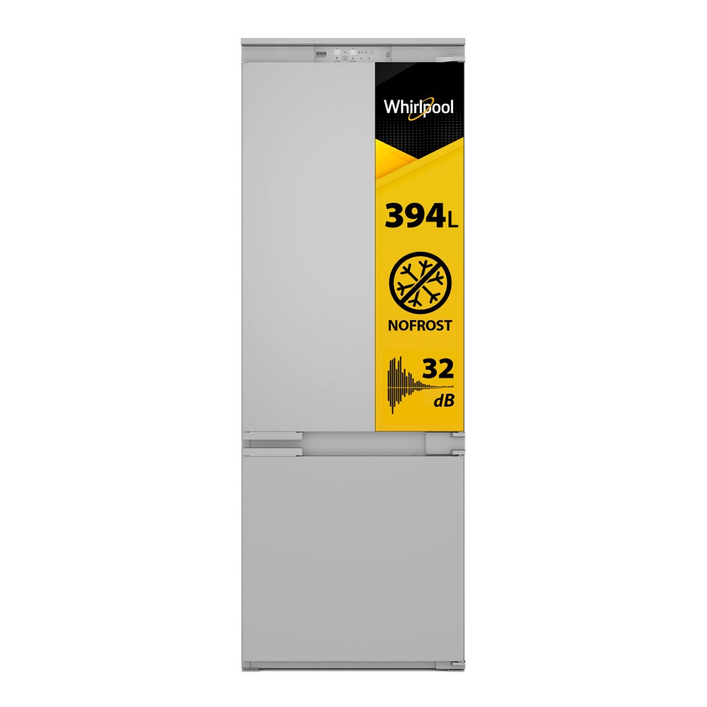 Whirlpool Racitor-congelator combinat Încorporabil WH SP70 T262 P Gri 2 doors Perspective open