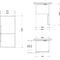 Whirlpool Fridge-Freezer Combination Free-standing W84BE 72 X UK 2 Inox 2 doors Perspective