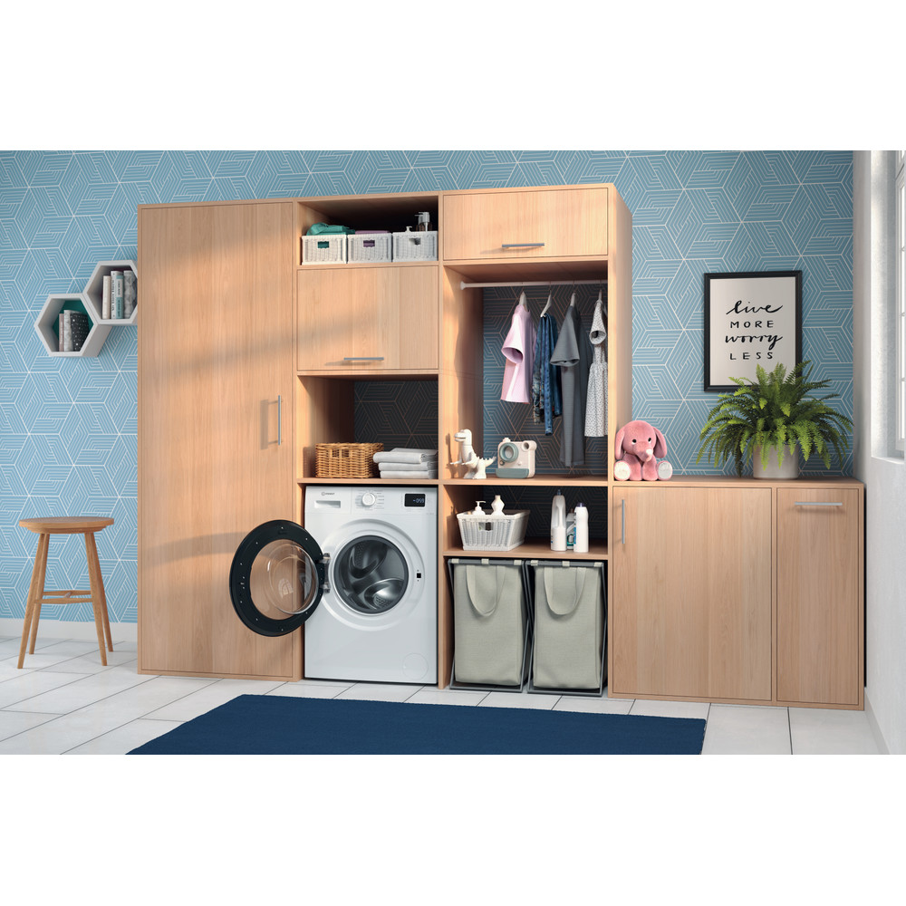 Indesit Πλυντήριο ρούχων Ελεύθερο IM 1064B MY TIME EE Λευκό Front loader A Lifestyle perspective