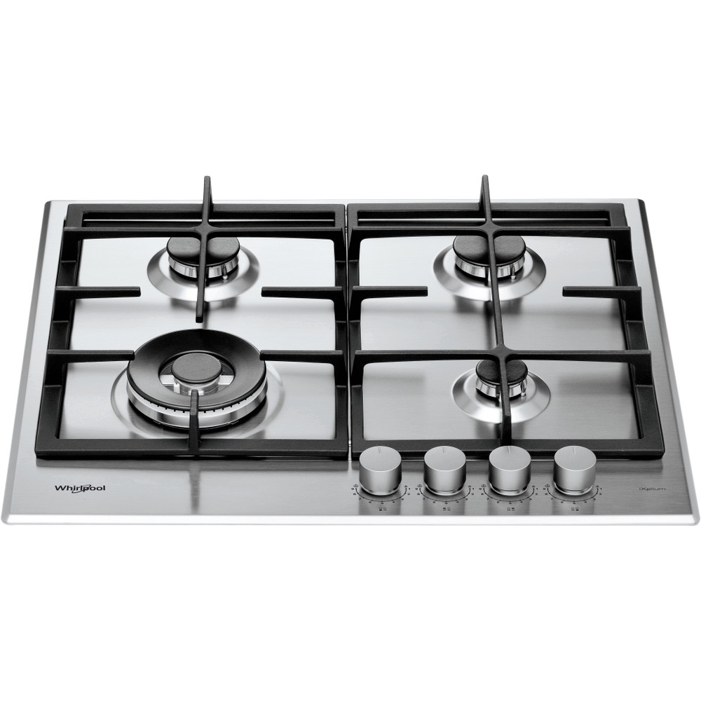 Whirlpool Kookplaat GMAL 6422/IXL Inox Gas Frontal top down
