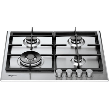 Whirlpool Kookplaat GMAL 6422/IXL Inox Gas Frontal top down