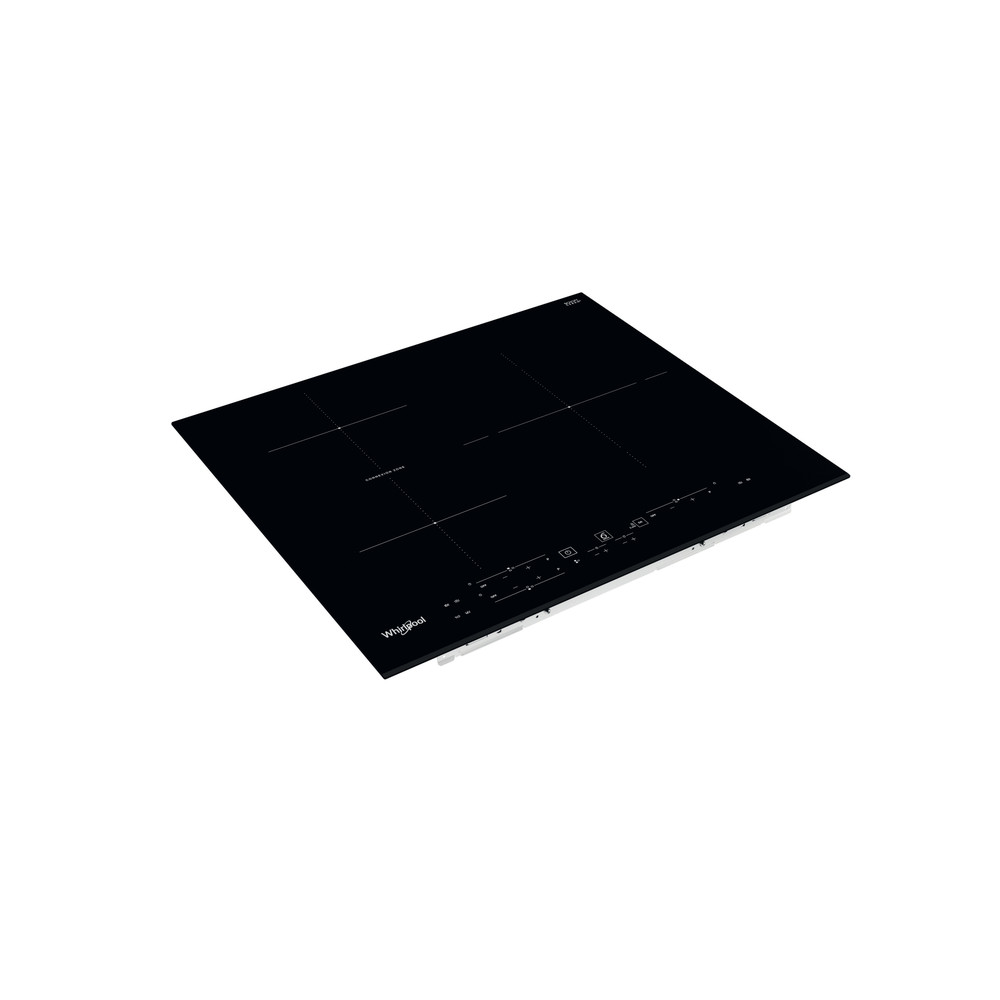 Whirlpool Encimera WB B3760 BF Negro Induction vitroceramic Perspective