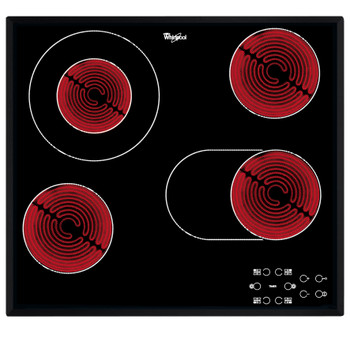 Whirlpool Ploča za kuhanje AKT 8190/BA Crna Radiant vitroceramic Frontal