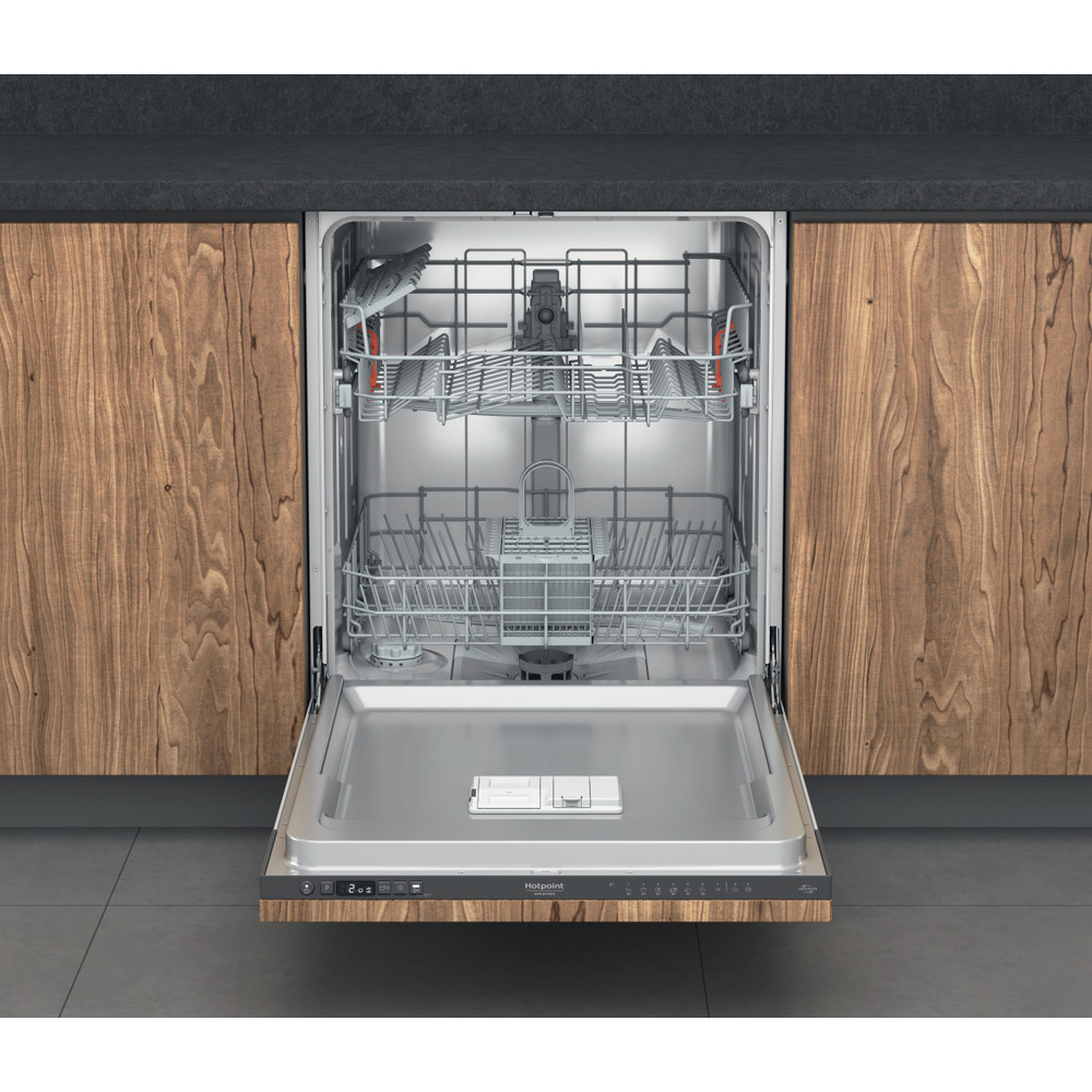 Hotpoint_Ariston Съдомиялна машина За вграждане H2I HD526 A За пълно вграждане E Frontal open