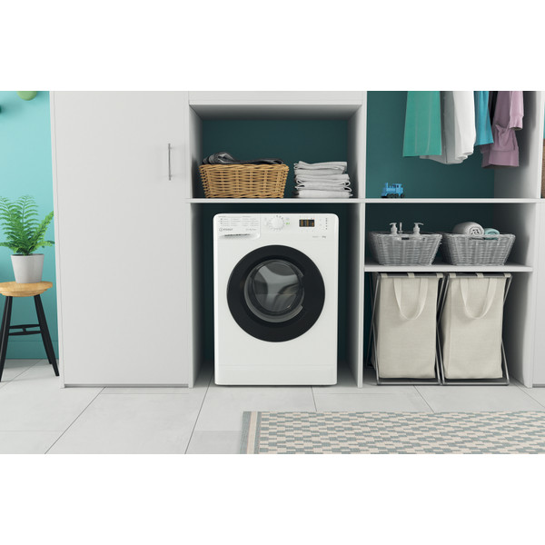 Indesit Mosógép Szabadonálló MTWSA 61252 WK EE Fehér Elöltöltős F Lifestyle frontal