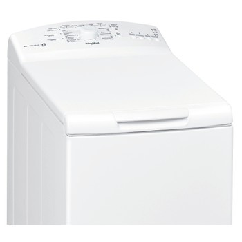Whirlpool Пральна машина Соло AWE 6080 UA Білий Top loader A++ Control panel