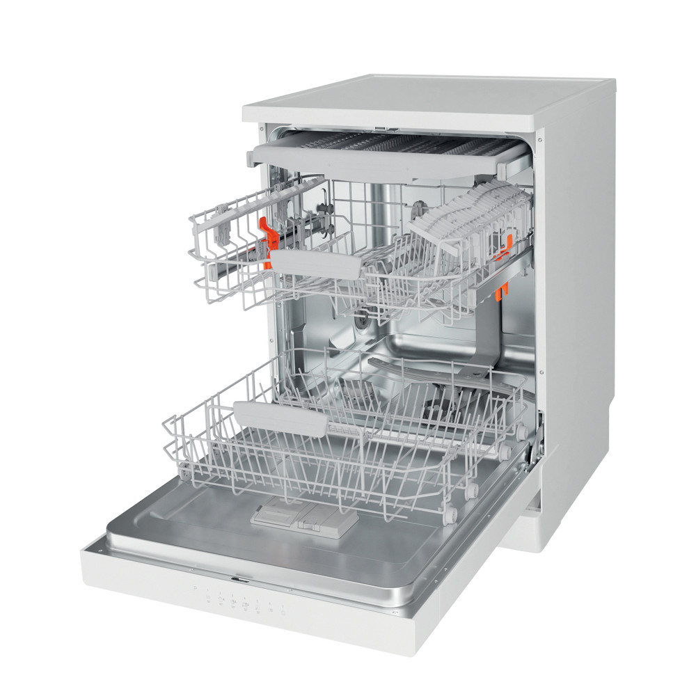 Hotpoint_Ariston Lavavajillas Libre instalación HFC 3C26 F Libre instalación E Perspective open