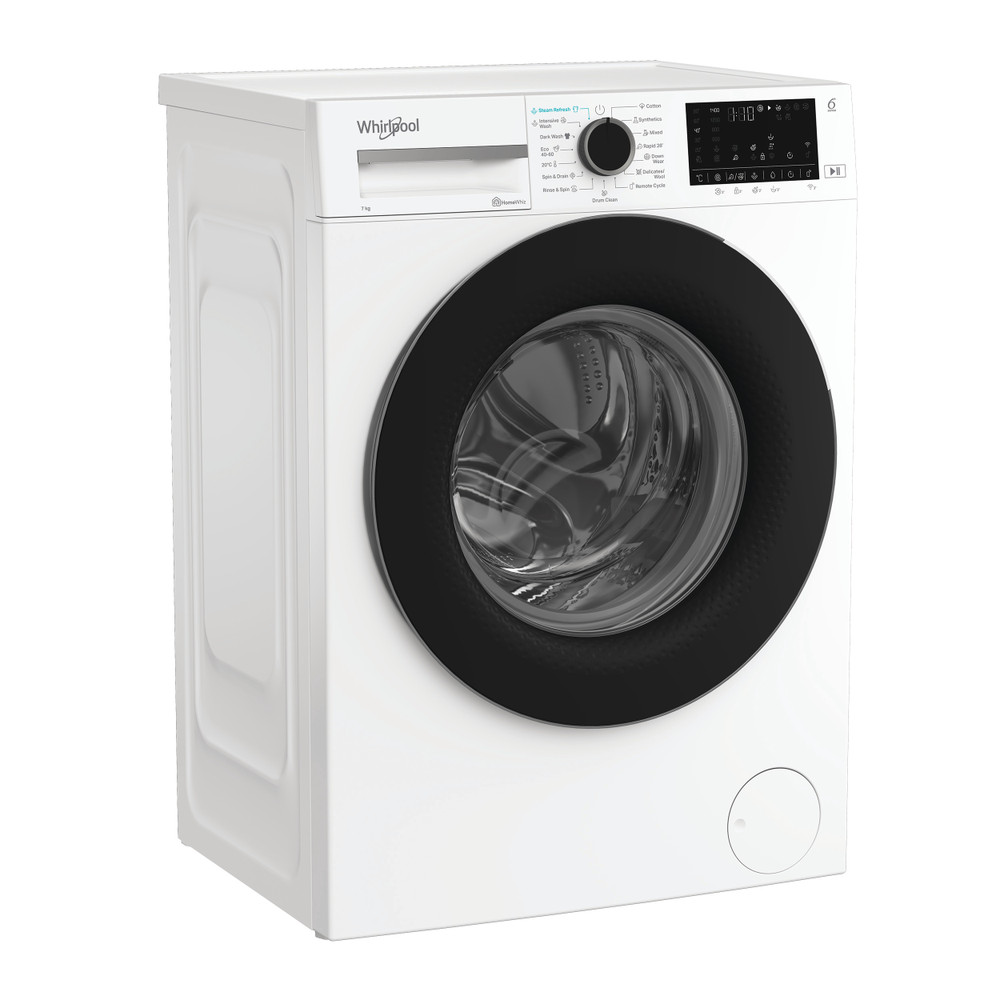 Whirlpool Mosógép Szabadonálló WAM 76WB EE Fehér Elöltöltős A Perspective
