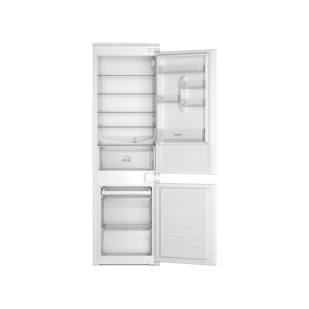 Hotpoint Fridge-Freezer Combination Built-in HTC18D011A1 White 2 doors Frontal open
