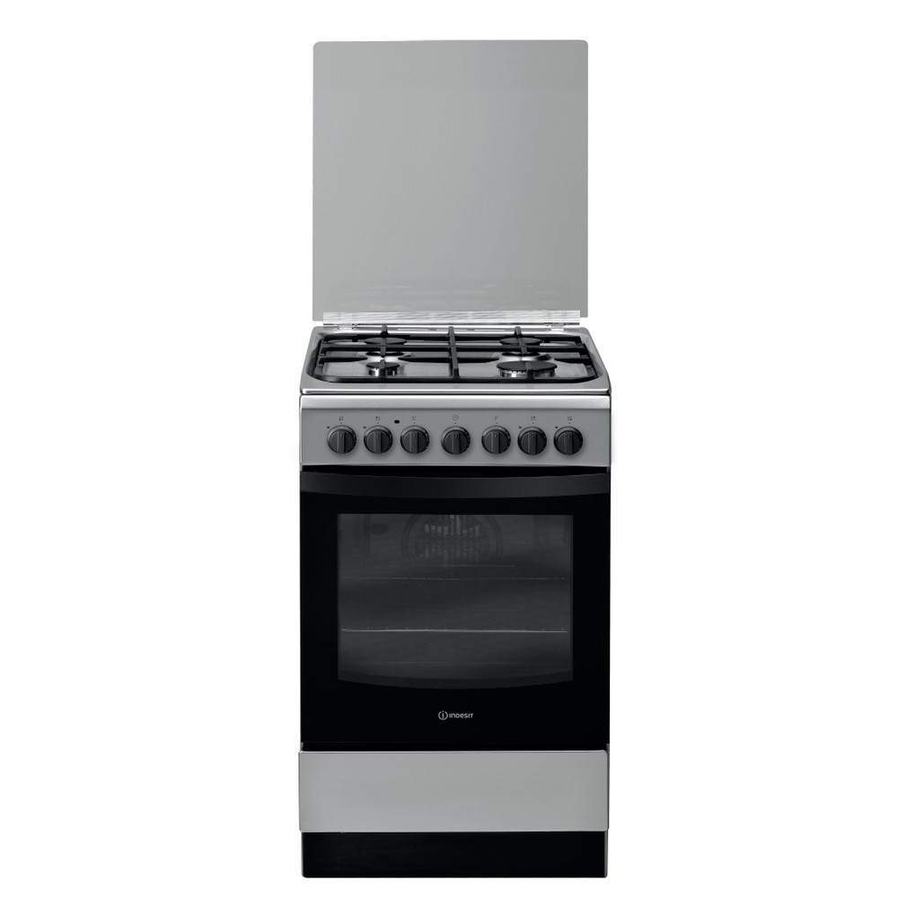 Indesit Sporák IS5G5PHX/E/1 Nerez Plyn Frontal