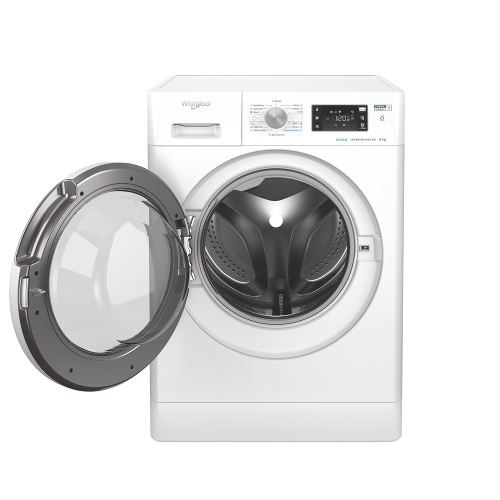 Whirlpool Perilica za rublje Samostojeći FFB 8279 WV EE Bijela Prednje punjenje A Frontal open