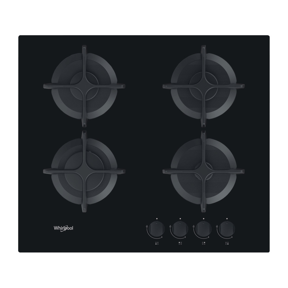 Whirlpool Encimera GOB 616/NB Negro Gas Frontal