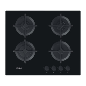 Whirlpool Encimera GOB 616/NB Negro Gas Frontal
