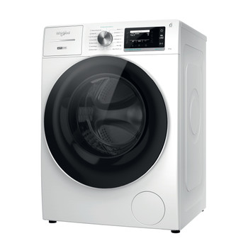 Whirlpool Tvättmaskin Fristående W8 99AD SILENCE EE White Front loader A Perspective