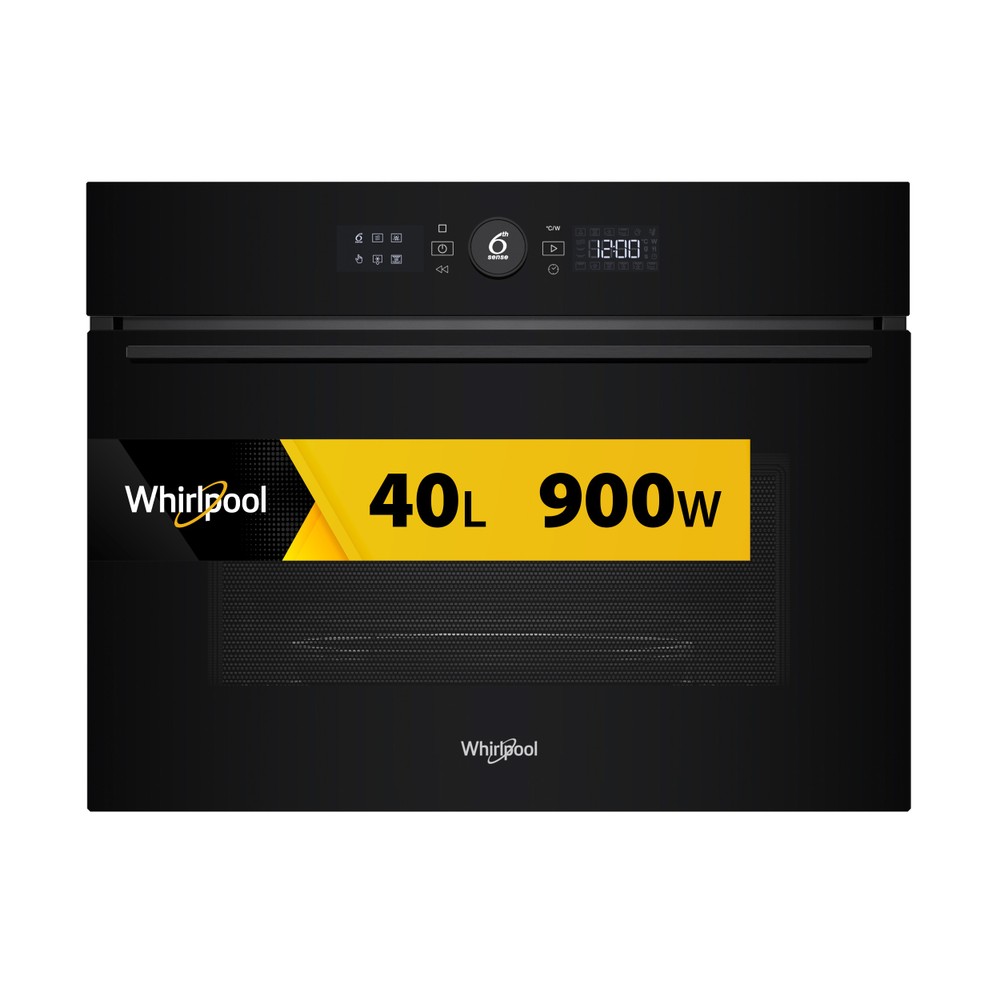 Whirlpool Mikrovlnná trouba Vestavné WMW57DMB Černá Elektronické 40 Mikrovlny kombi 900 Frontal